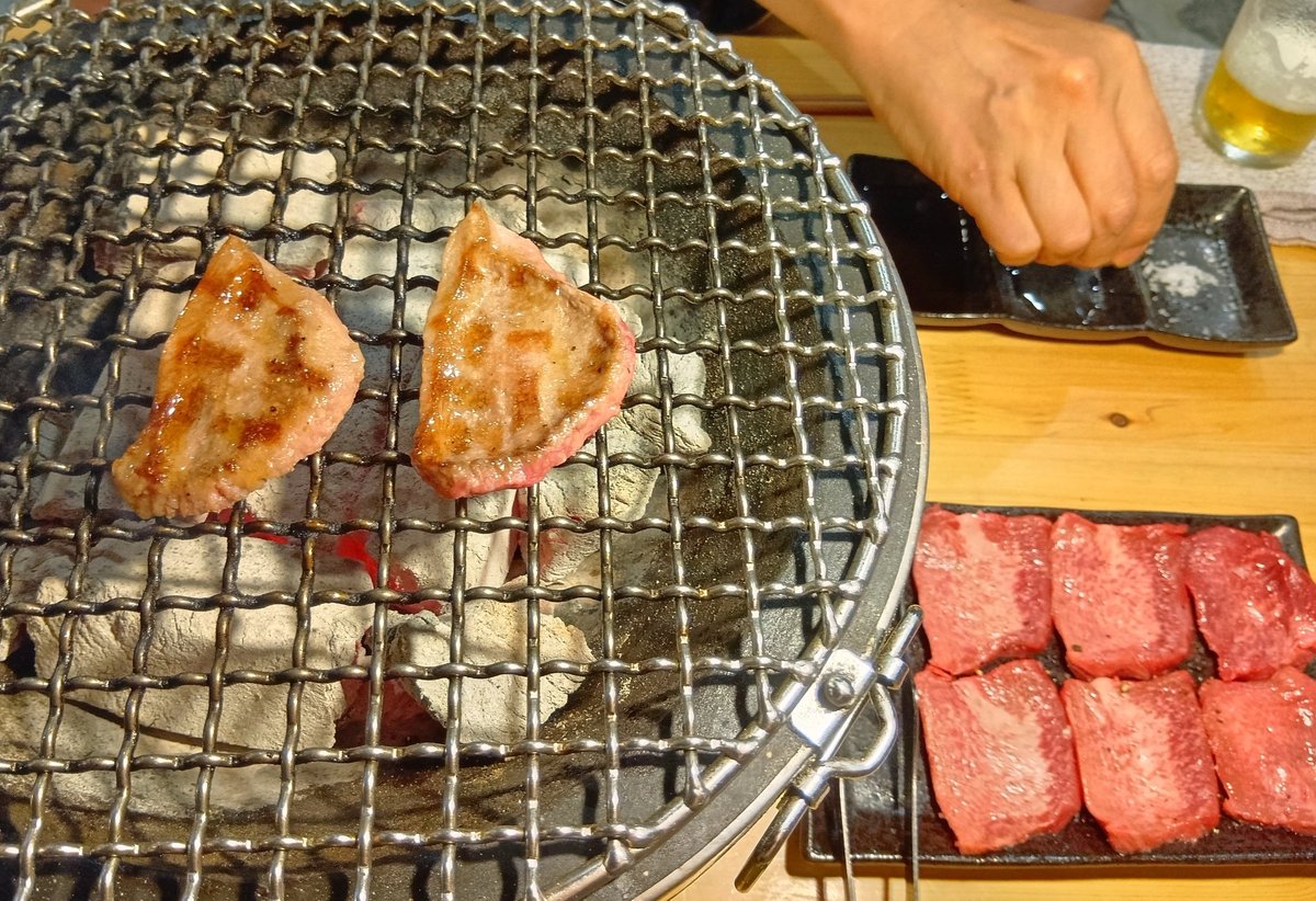 sakura2020a's tweet photo. 牛タン❗ https://t.co/y1TLruoOUI