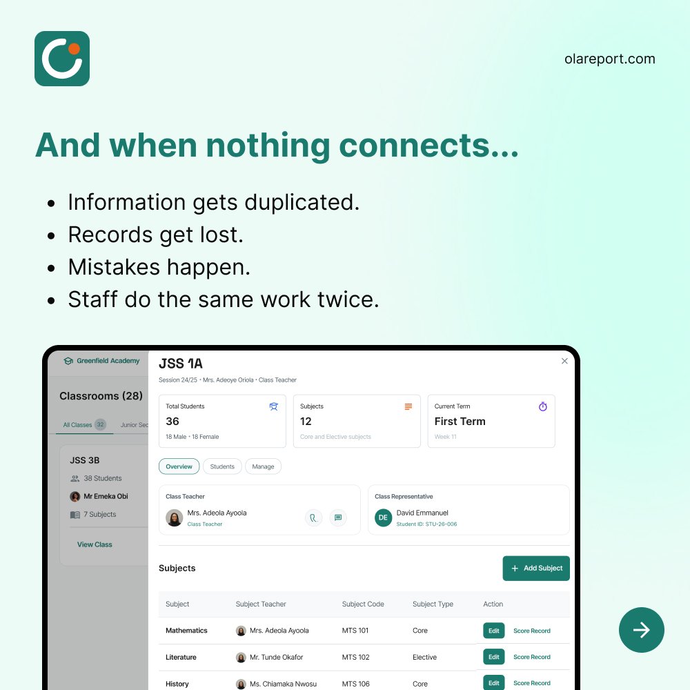 olareport's tweet photo. Your school doesn’t need more software. It needs one system that brings everything together.
Olareport helps your school stay connected, organised and in control.

One platform. Everything connected

👉 Discover Olareport today: https://t.co/M3n2nfVykT https://t.co/nOillIlFj2