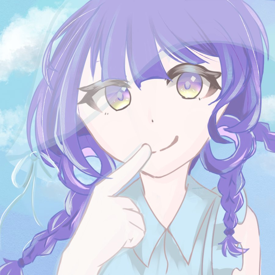 Konoha_14's tweet photo. いろはさん 空の標識ver. https://t.co/WyJDrR69LK