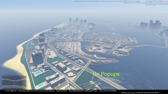 mathisFOR2's tweet photo. A new GTA leak revealed old GTA 6 map assets from 2015. From what I’ve gathered, these are very old assets. https://t.co/SpRmqcT1rz