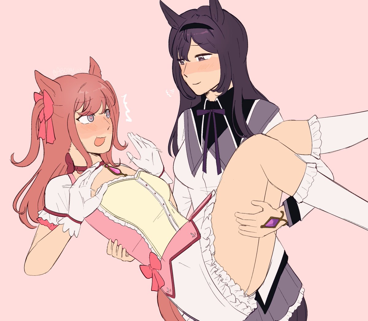 aboureux's tweet photo. please indulge your otaku gf.. she may explode but it's worth it (comm) https://t.co/YNFu2dmegD