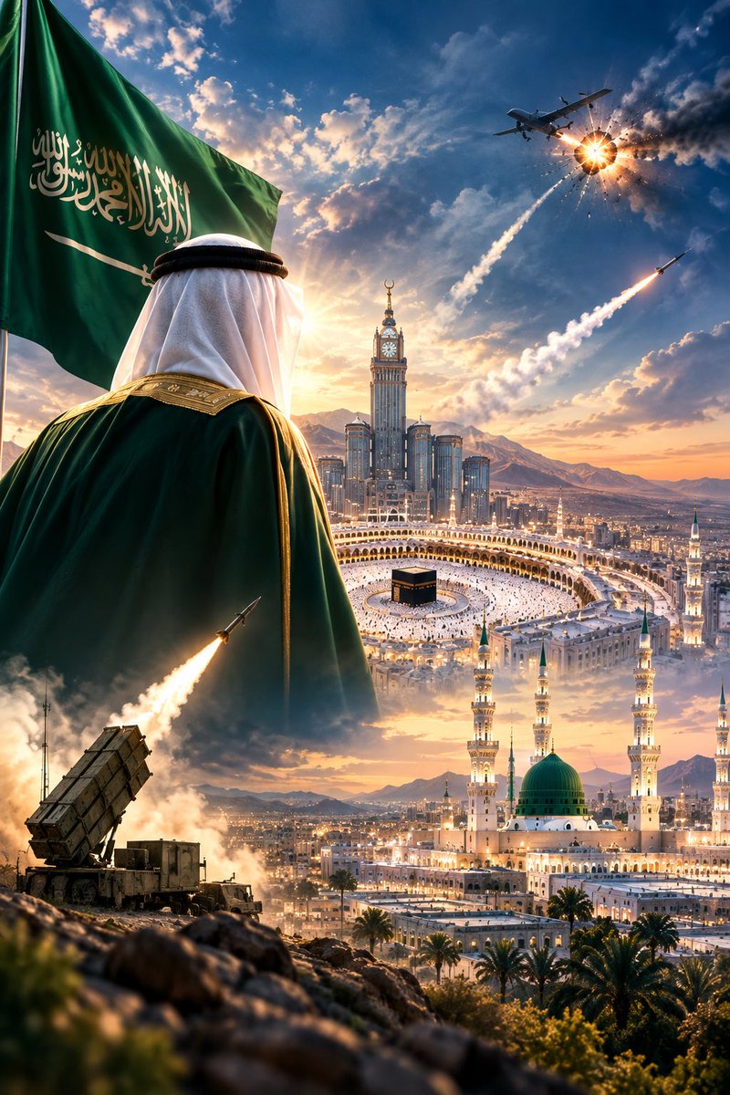 Maaddi_1's tweet photo. التواضع أمام قدسية المكان:
«خادم الحرمين الشريفين»… 
لقبٌ لم يُختر تعظيمًا للملك، بل تعظيمًا للمكان.🕋
فأمام عظمة مكة المكرمة والمدينة المنورة، تتوارى ألقاب المُلك، ويعلو مقام الخدمة؛
ملكٌ يتشرّف بأن يُسمّى خادمًا للحرمين، لأن شرف خدمة المقدسات أرفع من ألقاب المُلك. https://t.co/LKqU2DNAef