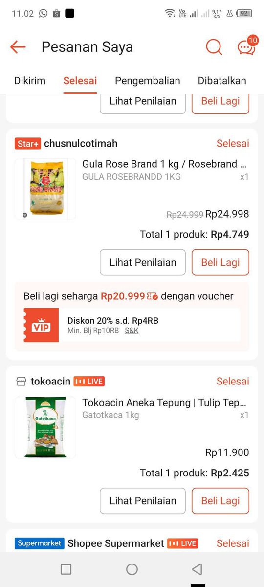 vitriapi's tweet photo. Seneng banget sekarang belanja dapet murah gaboncos d kantong masyallah alhamdulillah 🥳
https://t.co/Rk66OQLSwH https://t.co/oousPflfSR