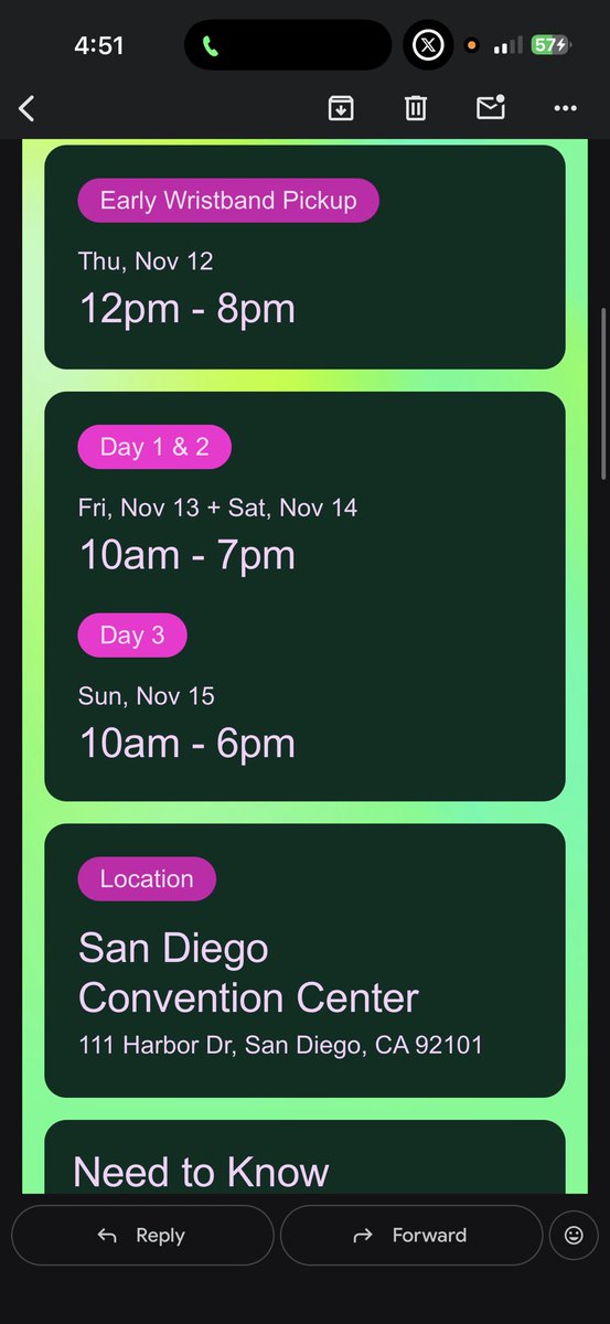 TheMonkeyCobra's tweet photo. Twitch Con tickets and after party πππ
-MKC
#twitxh #twitchcon #live #IRL #stream #live #up #excited #hyped https://t.co/DPbEWOUibW