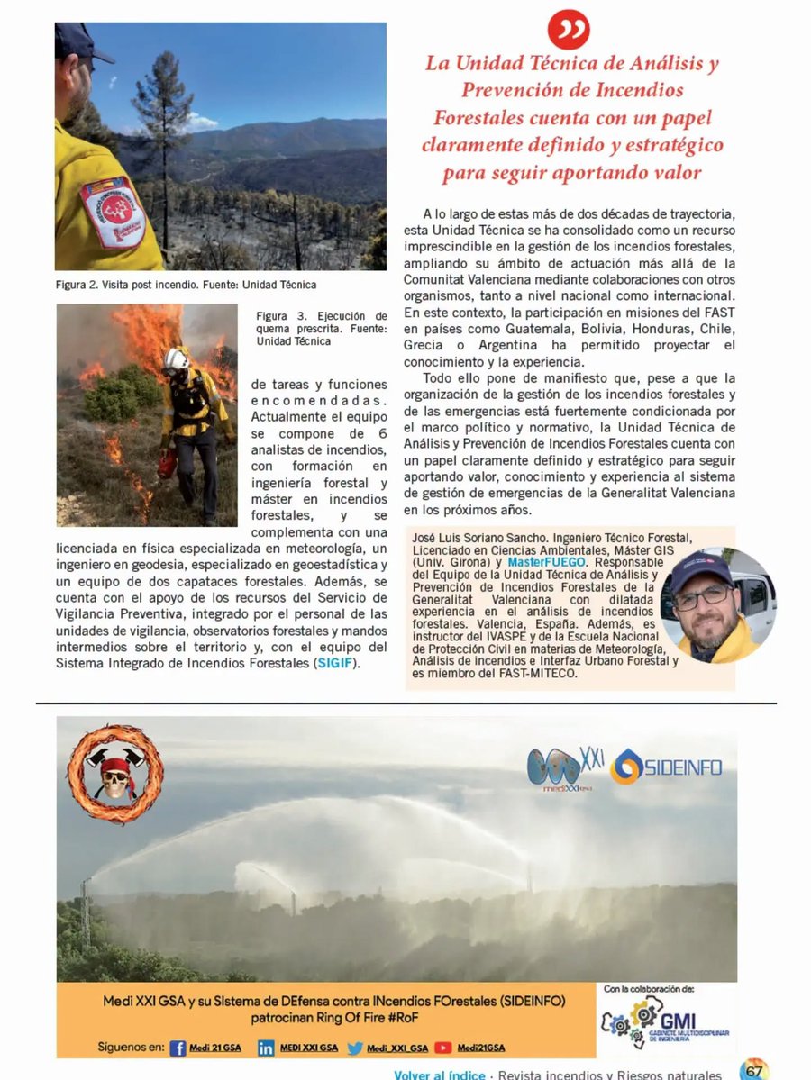 ProteCivilAlcoi's tweet photo. Unidad Técnica de Análisis y Prevención de Incendios Forestales.
Esos grandes desconocidos con su grandísima e imprescindible aportación a la lucha contra los incendios forestales.
#IIFF #IUF #IncendiosForestales #Emergencias #ProtecciónCivil
https://t.co/VEmoh1fODH https://t.co/g1NT1Cdhas