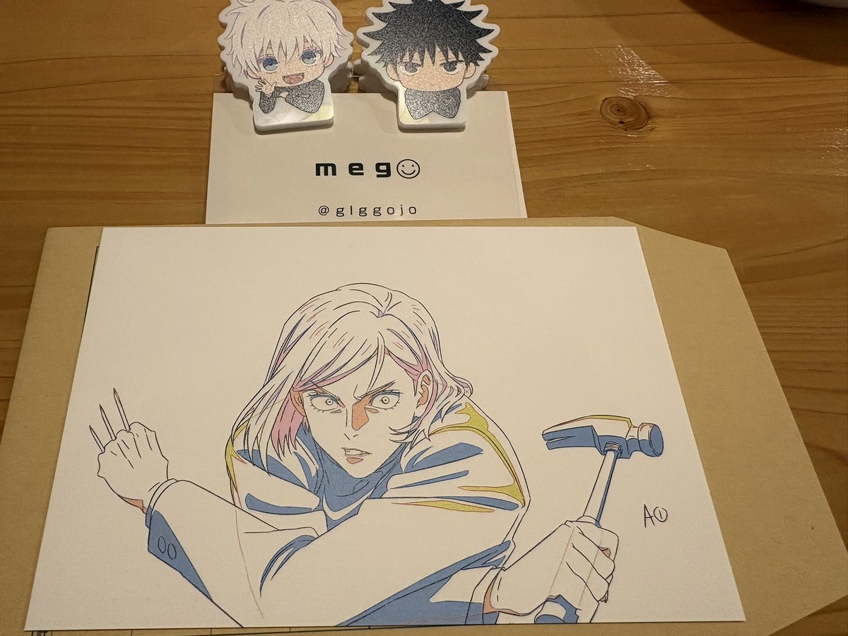 glggojo's tweet photo. 【交換】呪術廻戦 

MAPPA EXPO 15th Anniversary 
入場特典

譲> 釘崎

求>  伏黒 or 五条

横浜駅付近で手渡し交換希望です。
日時は固定ポストをご参照頂ければと思います。よろしくお願いします☻ https://t.co/DpDXtDohh7