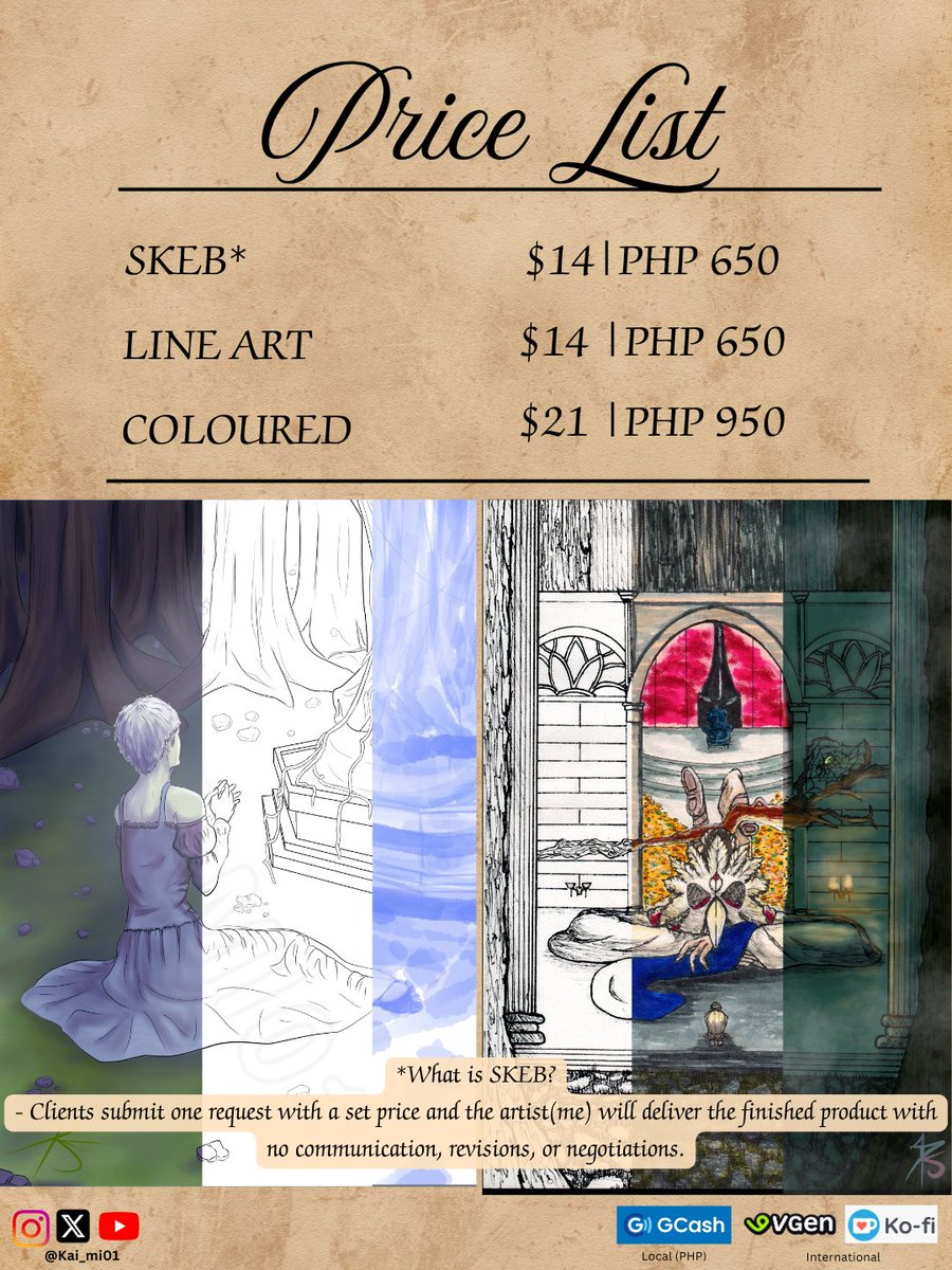 kai_mi01's tweet photo. DISCOUNTS ON VGEN  from today to Oct 16

I may be resigning from my "job" lmao(They don't pay their artists wooh)  

SKEB - 14USD
Line Art - 14USD
Coloured - 21USD

Anyways come over to https://t.co/A4nC0fCA5a now!

#illustration #dndartist #vgen #vgenopen #vgenartist https://t.co/2RzhmPo3aC