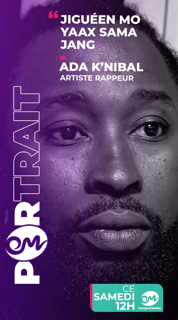 EvenProdMedia's tweet photo. 🎬 PORTRAIT - ÉPISODE 12
"Jiguéen Mo Yaax Sama Jang" - Ada Knibal se livre sans filtre dans ce nouvel épisode 🎙️
📅 À suivre ce samedi à 12h
#EvenprodMedias #Sénégal #Portrait #AdaKnibal https://t.co/MpOyrGc5hX