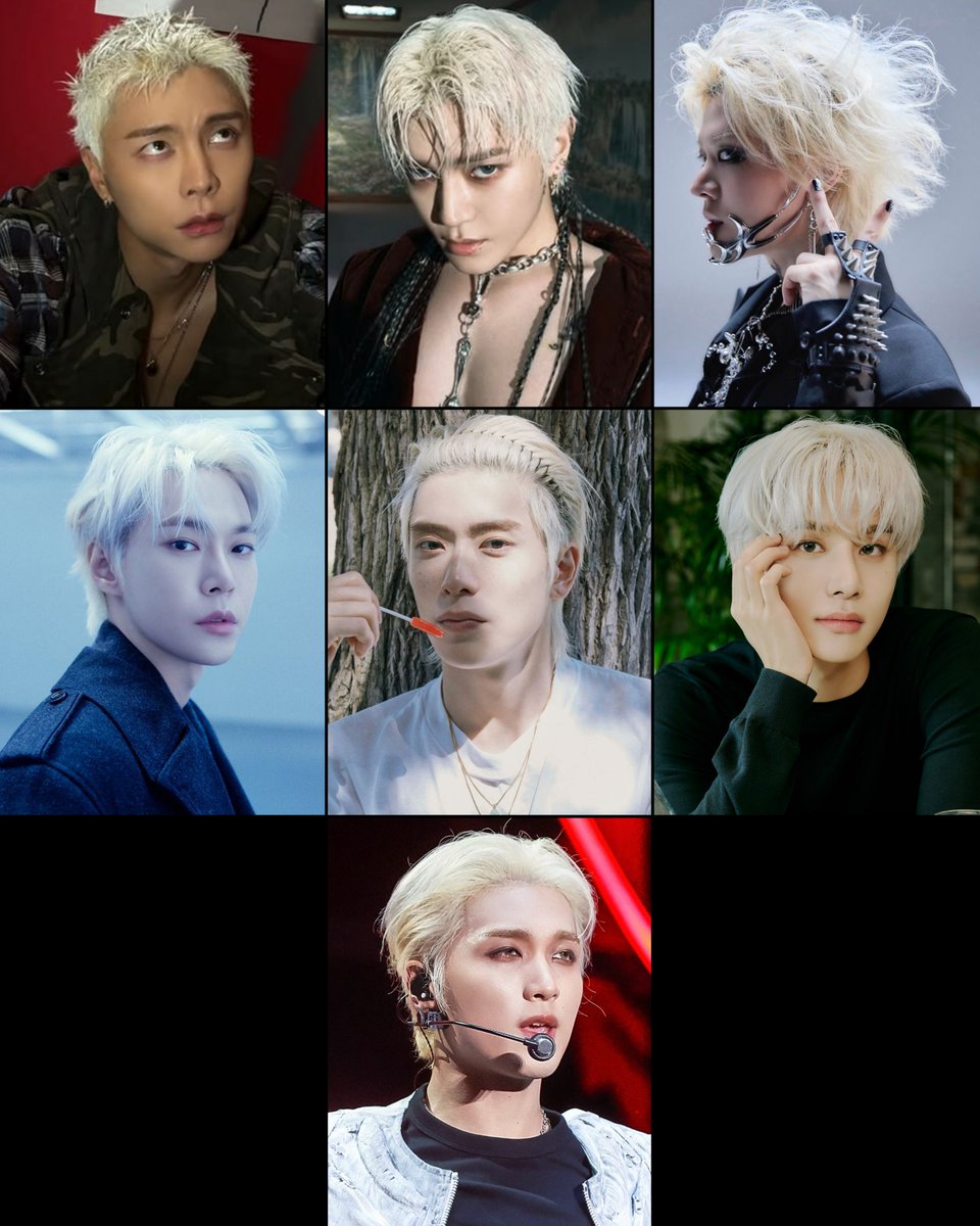 orlokthecount's tweet photo. nct 127 platinum blondes https://t.co/WmxjC3LFBh