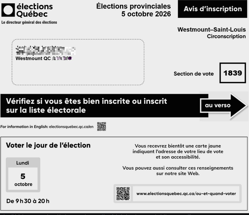 pacem_sivis's tweet photo. Pas étonnant qu'un juge ait décidé que nos pauvres anglos étaient incapables de comprendre la carte de l'électeur en français : 
élections (elections),provinciales (provincial),directeur (director),général (general),section (section),vote (vote),voter (to vote),vérifiez (verify),liste (list),électorale (electoral),carte (card),indiquant (indicating),adresse (address),accessibilité (accessibility),consulter (consult),site (site),Web (web),octobre (October)