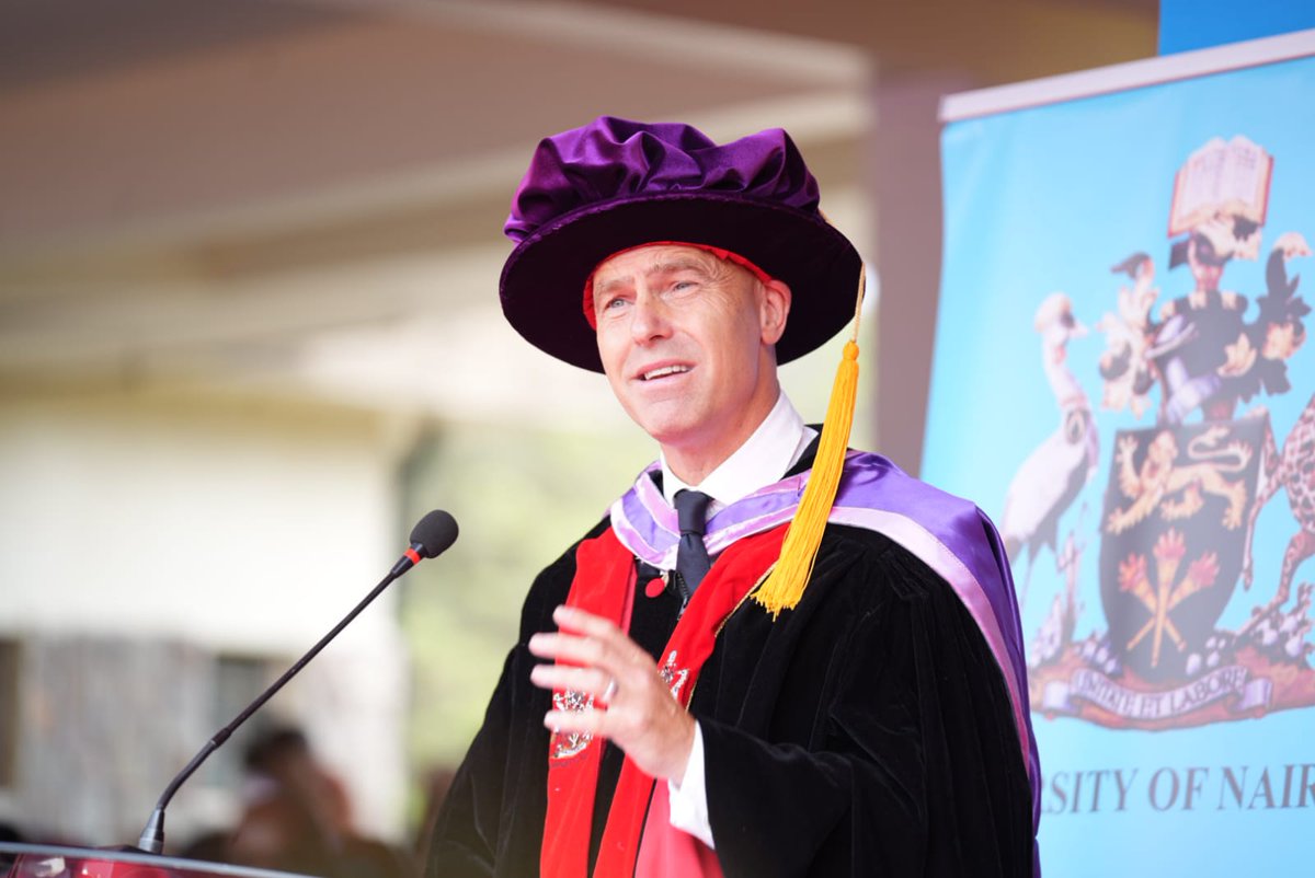 uonbi's tweet photo. The Chancellor, Prof. Patrick Verkooijen, speaking at the #UoN75graduation challenged the graduands to use the 1% they have to beat the odds, 'How big is your 1%? The 1% is about refusing to let others calculate your future. And it is a story about Kenya. President Ruto has challenged this country with an extraordinary ambition: To transform Kenya into a first-world nation.But history is not written by probability alone. It is written by people who CHANGE the odds. And that is where the University of Nairobi matters.
That is why YOU matter. We should not simply observe Kenya’s transformation. We must help drive it.'
#UoNclass2026
#SiniUoN