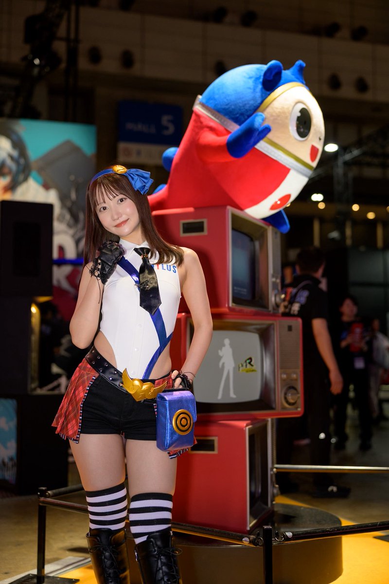 yashitarou1895's tweet photo. model:森みなみさん（@moriminami33 ）
location: #TGS2026 
#segaatlustgs26 ブース 
day: 2026/09/18

セガアトラスはどうやってこんな可愛い子を見つけてくるんだろう。 https://t.co/SvGw1mTaq9