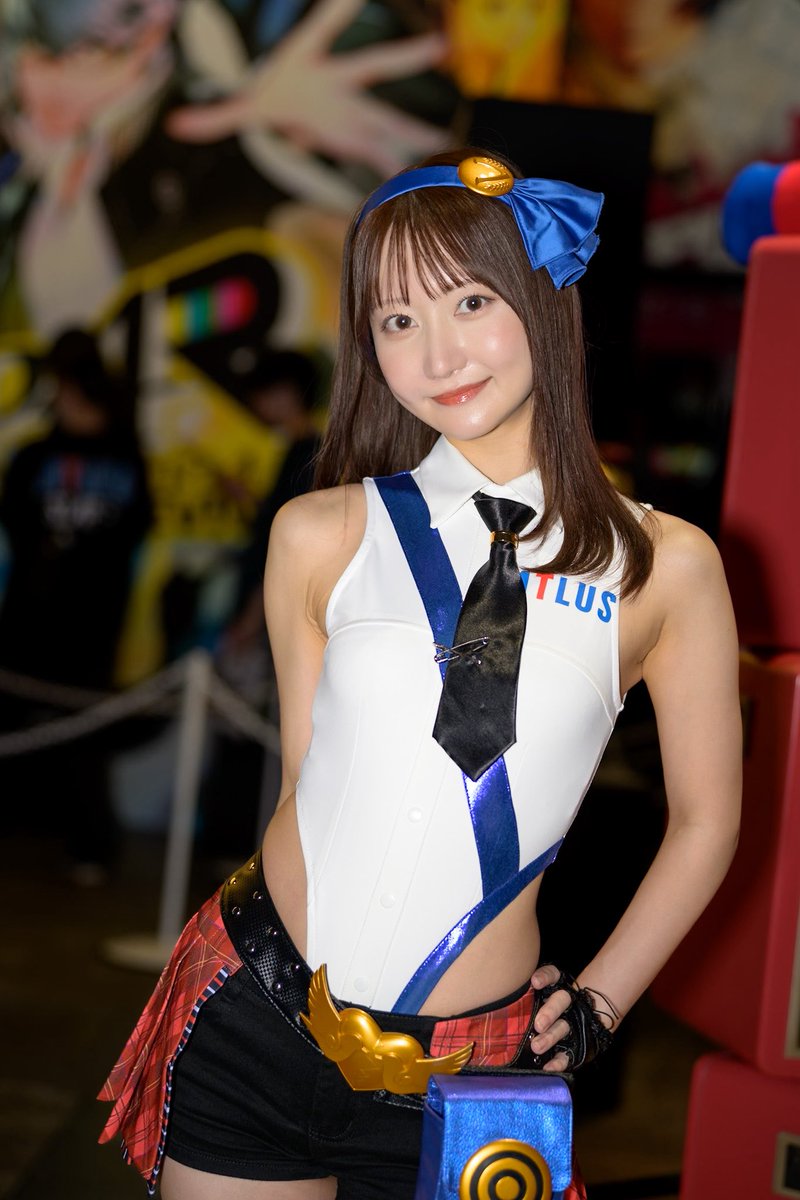 yashitarou1895's tweet photo. model:森みなみさん（@moriminami33 ）
location: #TGS2026 
#segaatlustgs26 ブース 
day: 2026/09/18

セガアトラスはどうやってこんな可愛い子を見つけてくるんだろう。 https://t.co/SvGw1mTaq9