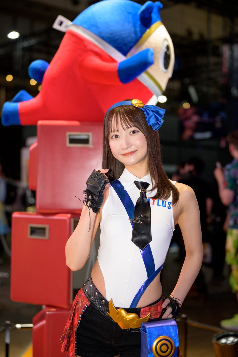 yashitarou1895's tweet photo. model:森みなみさん（@moriminami33 ）
location: #TGS2026 
#segaatlustgs26 ブース 
day: 2026/09/18

セガアトラスはどうやってこんな可愛い子を見つけてくるんだろう。 https://t.co/SvGw1mTaq9