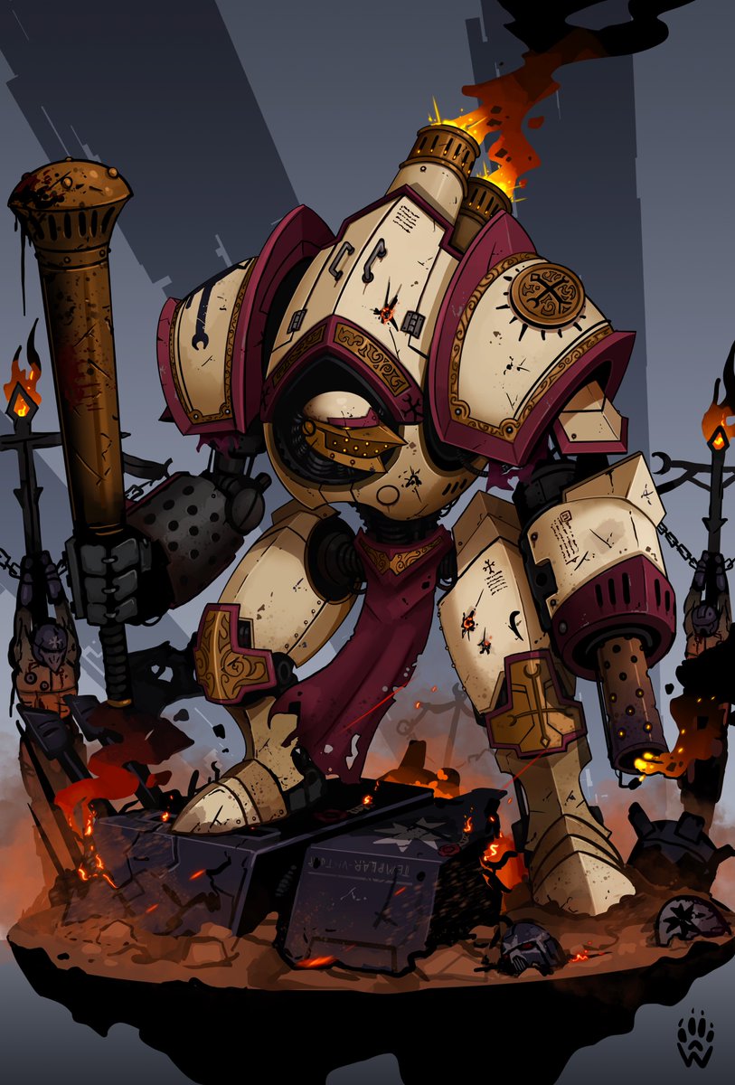 WolfdawgArt's tweet photo. "Purge the Heretic"

(Also Steamforged finally released a fully updated Menoth line and its peak)

#warhammer40k #warmachine https://t.co/H340KOJBpD