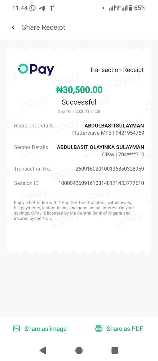 Bashtechceo's tweet photo. I made a deposit of 30,500 naira to my @CeliaWallet account since on 16th around 11:31am, but yet  haven't receive my deposit since  please look towards this situation and give me feedback on time @EmmanuelAfula
@CeliaWallet 

Here's my username name: bastech01

Thanks for understanding @CeliaWallet