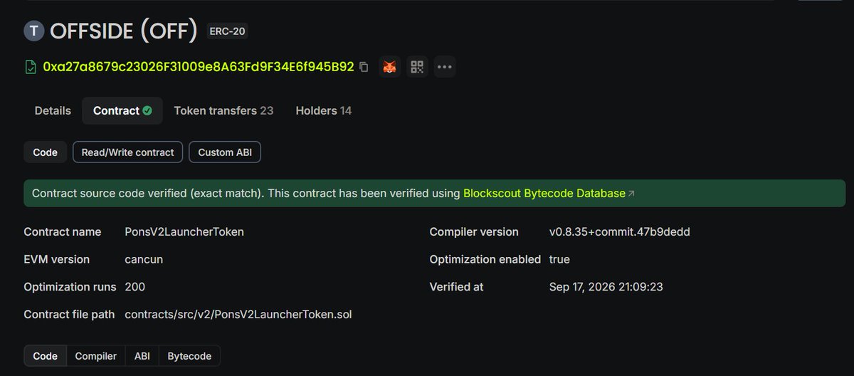 offsidenft's tweet photo. $OFFSIDE just got verified on Robinhood Explorer. 🖤

No noise.
 Just building.
Hold $0.50 worth -> Free Mint eligible.

OFFSIDE Terminal:
 https://t.co/5ZBtIuk3kO

check on @ponsdotfamily 👇

https://t.co/OrQ5V6b91W