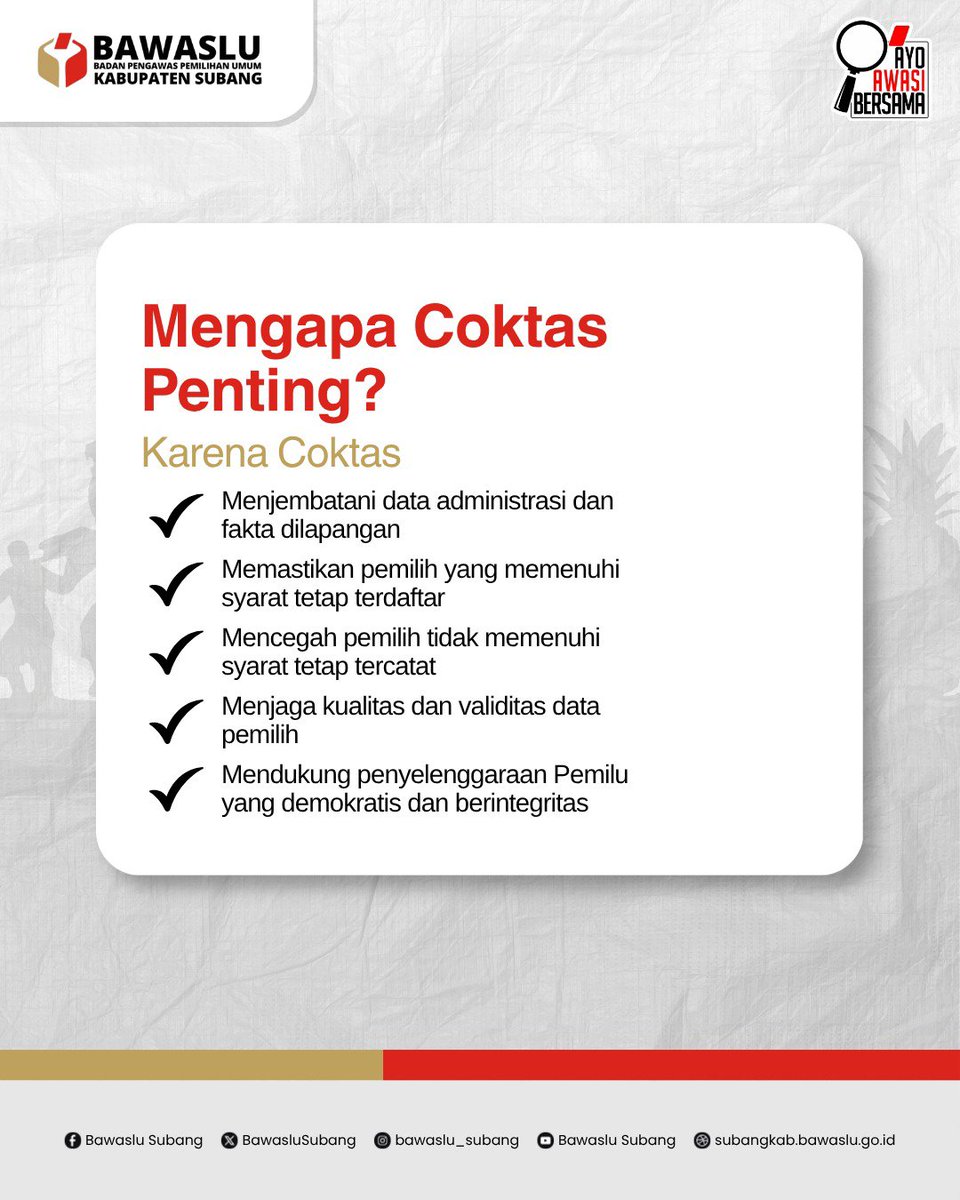 BawasluSubang's tweet photo. https://t.co/AFtasfWgNC