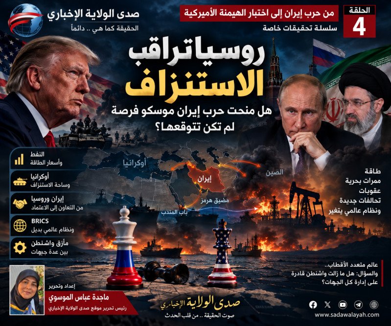 MajidaMajida16's tweet photo. من حرب إيران إلى اختبار الهيمنة الأميركية https://t.co/2a0Aofdog1

#USA
#Rusia
#اسرائيل 
#IranWar‌ 
#Israël https://t.co/659llGVhyQ
