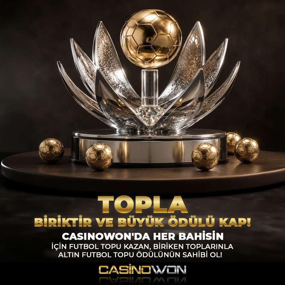 casinowoncom's tweet photo. 🤩CASİNOWON İLE TOPLA BİRİKTİR VE BÜYÜK ÖDÜLÜ KAP 🤩

HER BAHİSİN İÇİN FUTBOL TOPU KAZAN, BİRİKEN TOPLARINLA ALTIN FUTBOL TOPU ÖDÜLÜNÜN SAHİBİ SEN OL !

https://t.co/U7Y11sT4Ds https://t.co/QJ9jfpKQWW