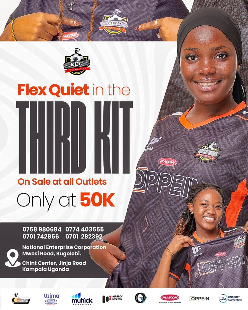 OppeinUganda's tweet photo. Wear the pride. Feel the game. Represent local. 🧡⚽
    This Friday, make the NEC Local Jersey part of your look. Only 50K!
    #FridayIsForLocalJersey #NECFC #LocalJersey https://t.co/ST5olnw20V