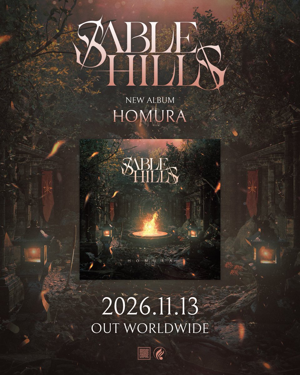 sablehillsjp's tweet photo. 【NEWS】

2026年11月13日
ニューアルバム
「Homura」発売決定！

オフィシャルストアにて、
CD / LP / Tシャツ / 限定タペストリーなど、
各種バンドルセットの予約を受付開始！

▶︎ https://t.co/60askhd20x

各販売店でもCDの予約が順次スタートします。 https://t.co/F1fEPT5HPE