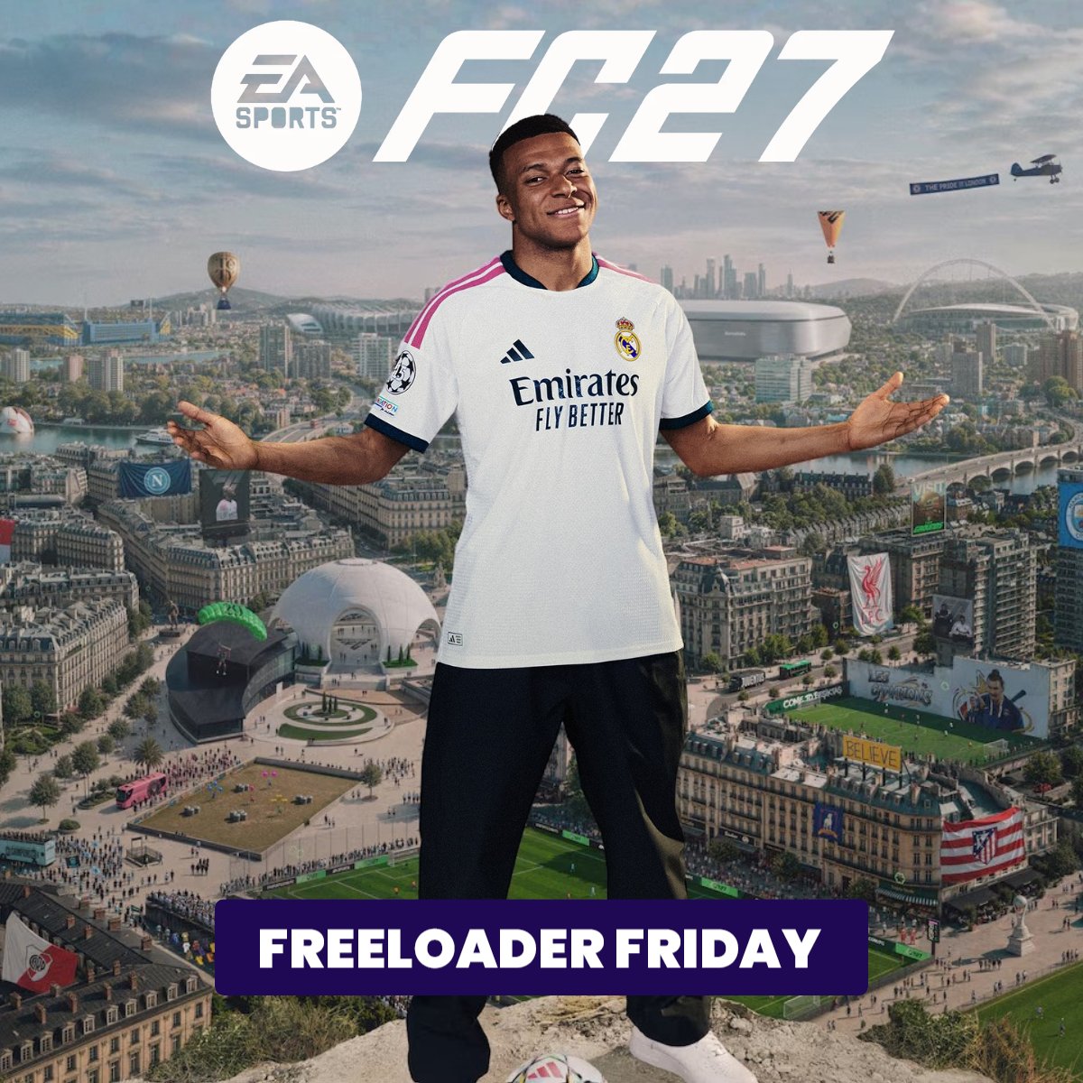 LoadedEN's tweet photo. 🎉 It’s Freeloader Friday 🎉

This week, we’re giving away a copy of FC 27 PC (EA app) ⚽

To enter:
☑️ Follow @LoadedEN 
💬 Let us know in the comments which of your friends would blame the referee for every loss. 😅
🌍 Let us know your region so that we can share the right key!

Giveaway closes Sunday 20th September 2026 at 11:59 BST. The winner will be chosen at random and notified via DM.

#giveaway