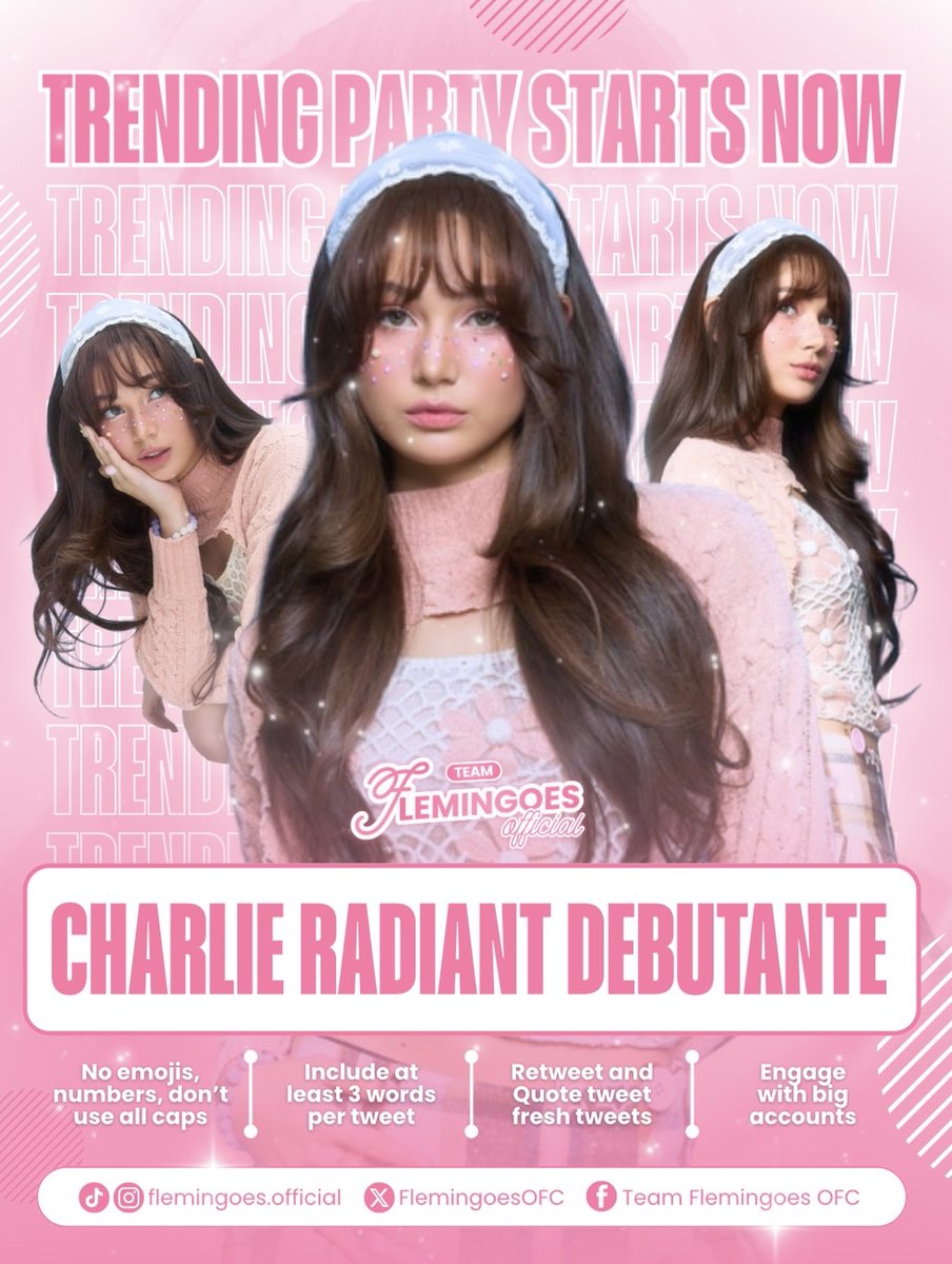 FlemingoesOFC's tweet photo. Trending Party Starts Now! 

CHARLIE RADIANT DEBUTANTE https://t.co/NCGXnZaSJM