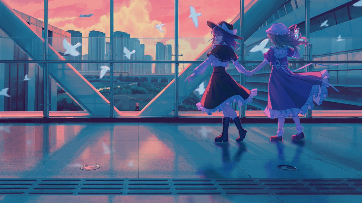 minoko_5194's tweet photo. #東方Project #秘封倶楽部  #宇佐見蓮子 #マエリベリー・ハーン https://t.co/ANMWUpZvTz