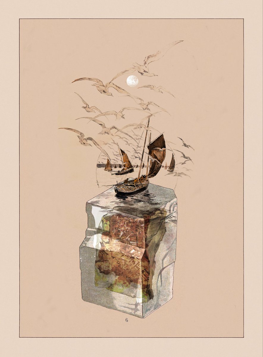Arika_Arumustam's tweet photo. 【 わだつみ / WADATSUMI 】

#コラージュ #コラージュアート #collage #collageart https://t.co/zYWXPt4z6i