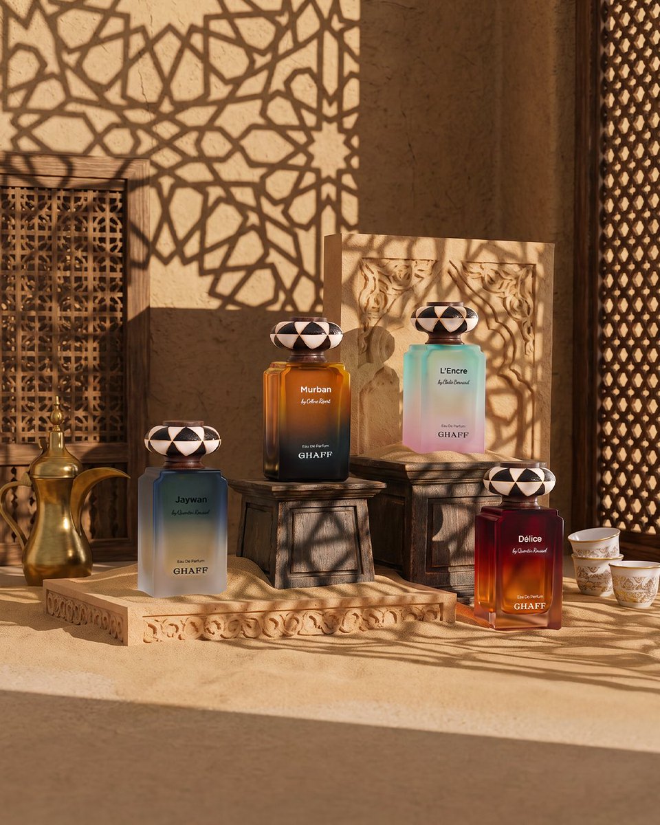 Ghaff_UAE's tweet photo. Contemporary Emirati perfumery, expressed through distinctive scents.
اكتشفوا غاف عطور إ��اراتية معاصرة ببصمة متفرّدة
Shop now: https://t.co/5OaThHDL8R
#GHAFF #EmiratiPerfumery #LuxuryFragrance https://t.co/fsoL4BKCim