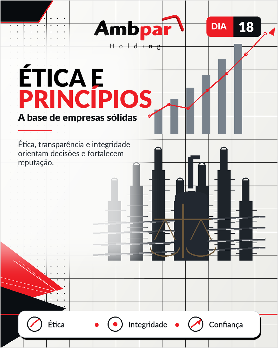 DouglasMoretto's tweet photo. Ética e Princípios

Empresas fortes precisam de princípios claros.

Ética, transparência e responsabilidade são bases para decisões sólidas e crescimento sustentável.

#AmbparHolding #ÉticaEmpresarial #Governança https://t.co/auk7Rth3qF