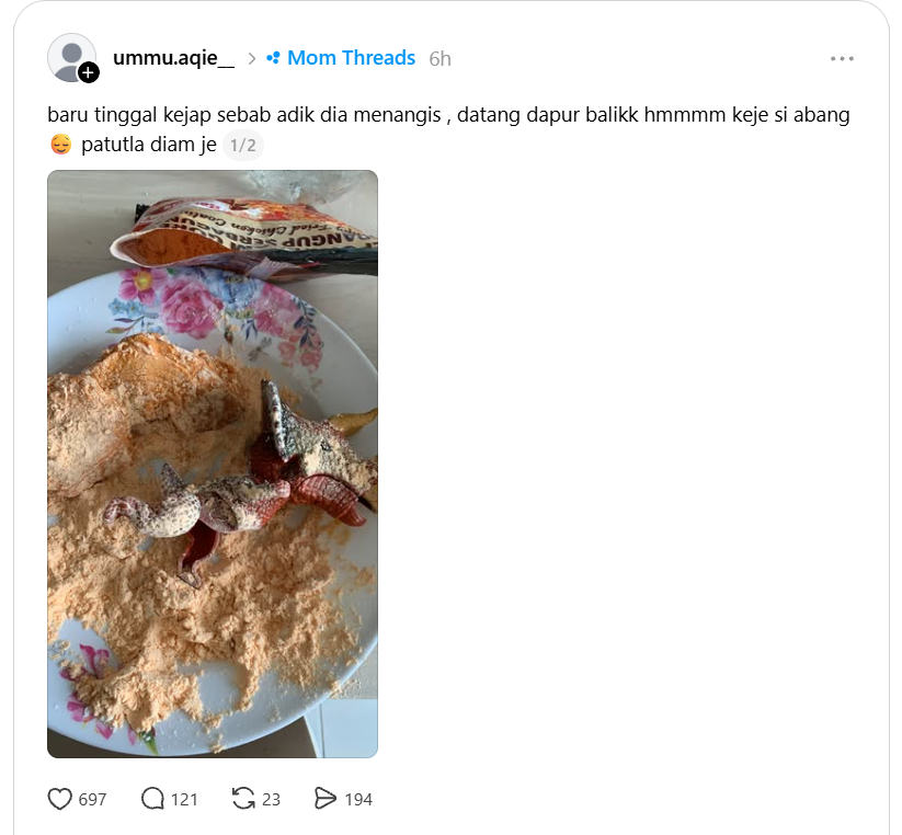 xtramy_'s tweet photo. Hmm apa 'rasa' menu tu agaknya ya dik ๐
#xtrapedia
P/S: Imej ini bukan milik Xtra. Kredit telah diberikan kepada pemilik asal. Jika anda ingin kami menurunkan video tersebut, sila hantarkan DM kepada kami dengan segera. Terima kasih! https://t.co/u63ZqcciM5