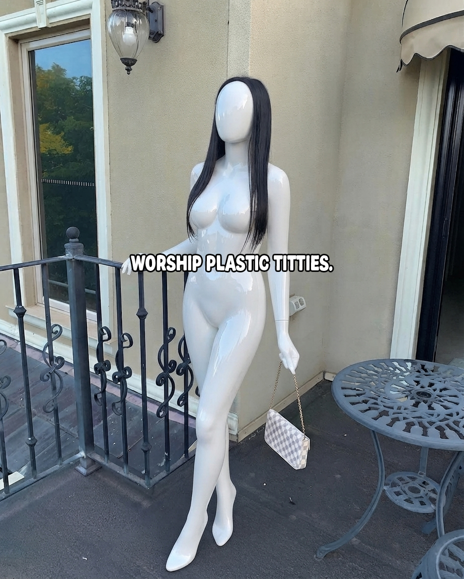 plasticgoondoll's tweet photo. Plastic titties are better than the real thing. https://t.co/bkbfDvgSUp