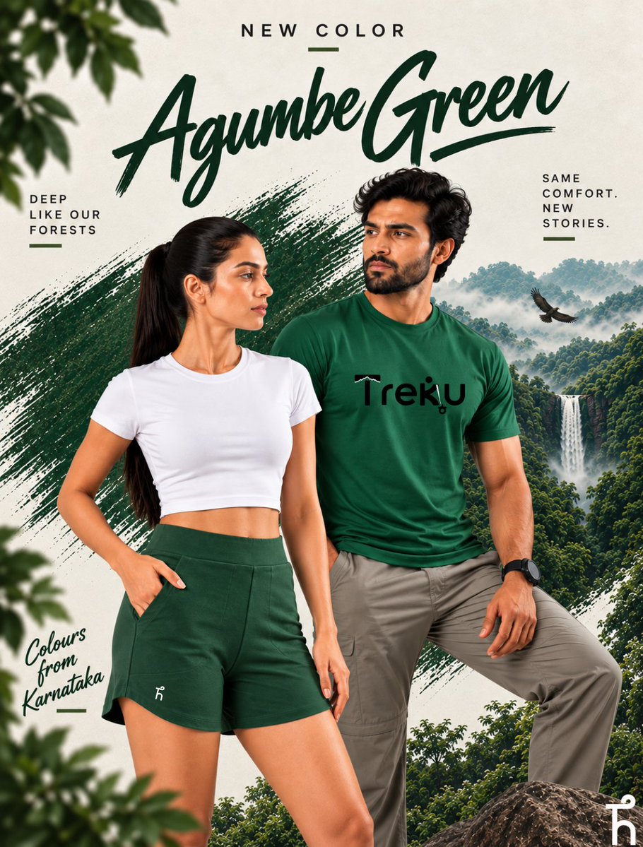VikHasya's tweet photo. New Colors, inspired by Karnataka. Byadgi Red &amp; Agumbe Green

More rooted designs.

Elevated bamboo performance.

Shop Maadi. Fit Aagi!