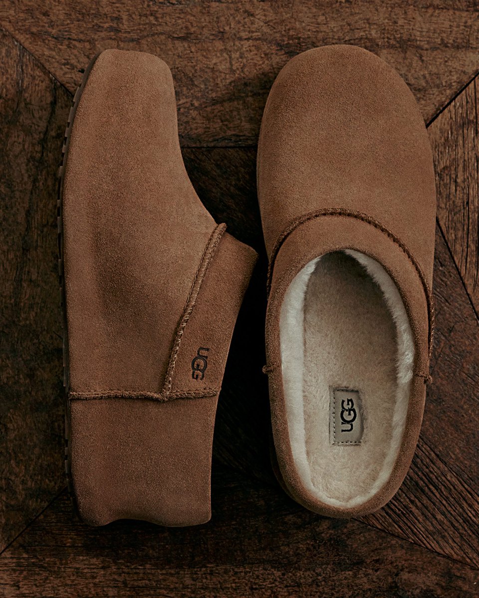 UGGJapan's tweet photo. ウォニョンが魅せる、UGGの新作Enwrap Clog🤎​

どんなスタイルにも合わせやすい洗練されたシルエットと、厚底ソールで自分らしいルックを完成させて。​

https://t.co/26rkS1s3qv

#UGG​
#WONYOUNG ​
#JANGWONYOUNG https://t.co/PgWvM6EnEB