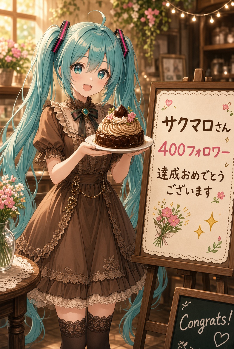 eneagy7423's tweet photo. @fyrlw サクマロさん、こんばんは😊🌛 400フォロワー達成おめでとうございます💐✨.ﾟ･*
秋らしくマロンケーキでお祝いさせていただきますね🎂

次は500人ですね！これからもよろしくお願いしますね🤗 https://t.co/agZEDVmJa2