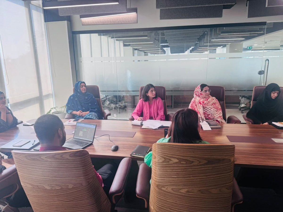 WDD_Punjab's tweet photo. Additional Secretary WDD, Faiza Ahsan, along with AD (H) and AD (P), attended the EPA meeting, where Agenda Items 5.3 and 5.8 assigned to WDD were discussed, including the Department’s role in environmental initiatives and coordination. #WDDPunjab #wdd 
@MaryamNSharif https://t.co/0Qah0uZ4S5