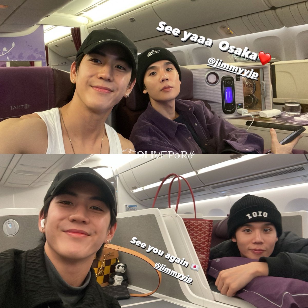 olivepor's tweet photo. [TB] โอซาก้า…ขาไป&amp;ขากลับ✈️ https://t.co/kMxS0fd0pB