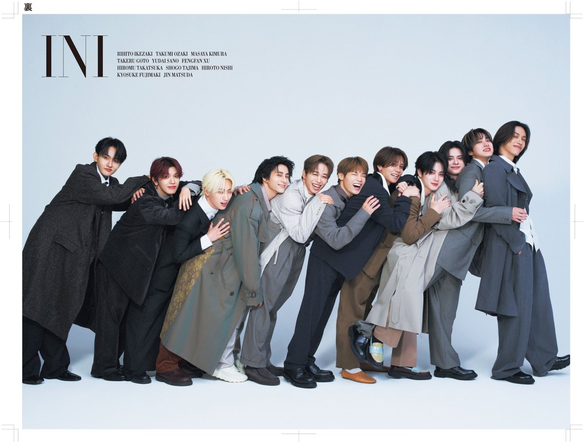 barfout_editors's tweet photo. 【#BARFOUT! SPECIAL EDITION AUTUMN 2026 (9月30日発売)】

# BARFOUT! SPECIAL EDITION AUTUMN 2026の「FRONT COVER STORY」を飾る #INI。A3サイズの両面ピンナップを公開です！

#INI_ANTHEM #INI_YKWTD
@official__INI https://t.co/AaiUWBIRWT