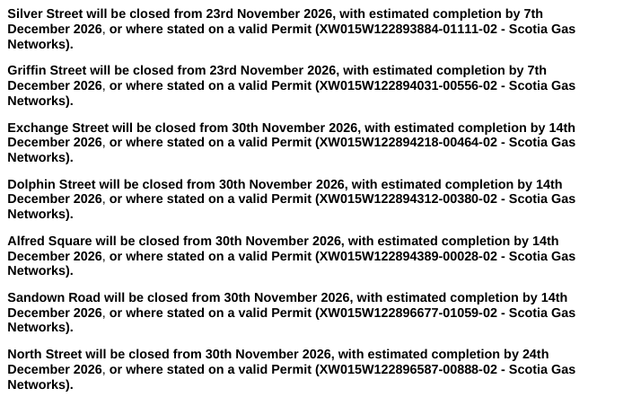 KentHighways's tweet photo. Deal, various roads. Road closures from 28th September to 24th December for @SGNgas works: https://t.co/GAdPMD0rTY https://t.co/2VRuxCpVzv