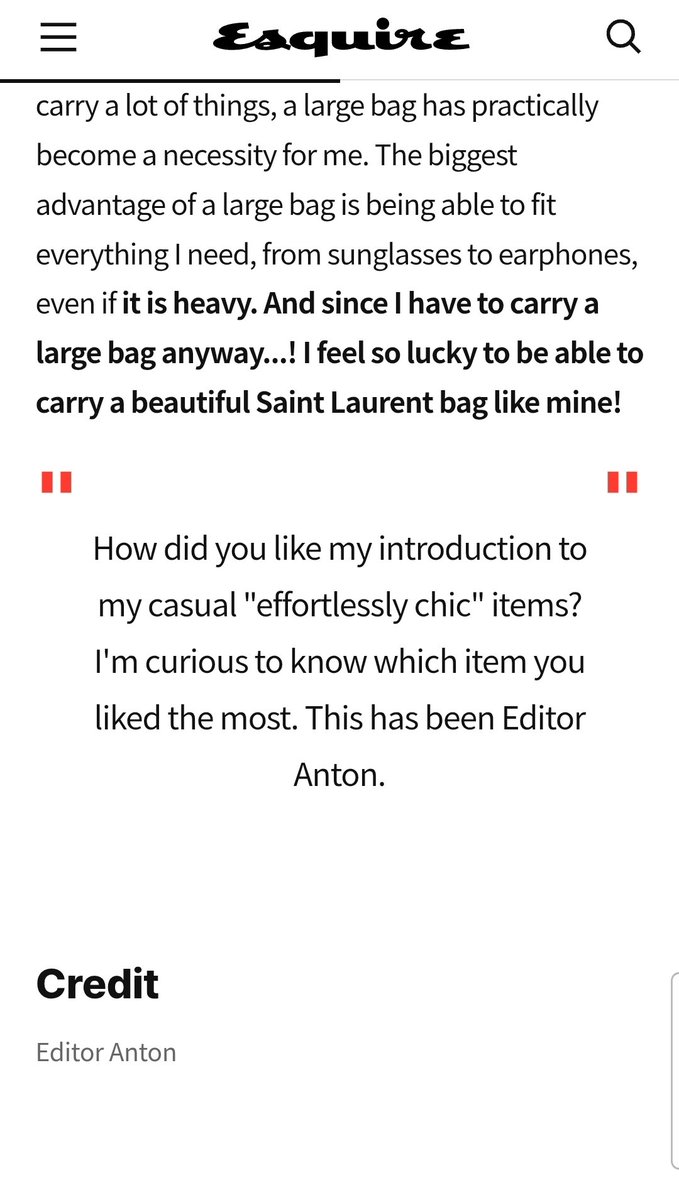 cellotonyn's tweet photo. Anton being a freelance editor in Esquire Korea and writing his own articles is actually very cool and feel so special for his first solo pictorial 🥹🫶

https://t.co/0f2zjzPkV9
https://t.co/Tf8pzhmq8q https://t.co/wGx1fWAcYS