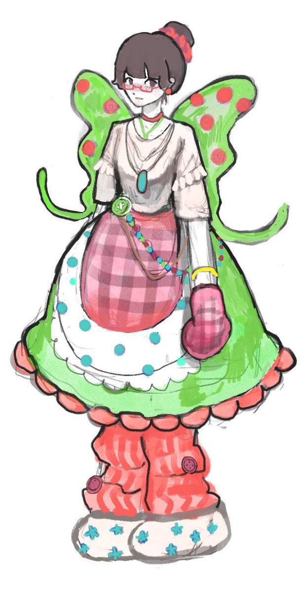 MIN3T4's tweet photo. 多分全部ポップ属性のドレス描いた🌟

左から雨の日、自然界、麻辣担、宇宙猫 https://t.co/1mYBYCeh25