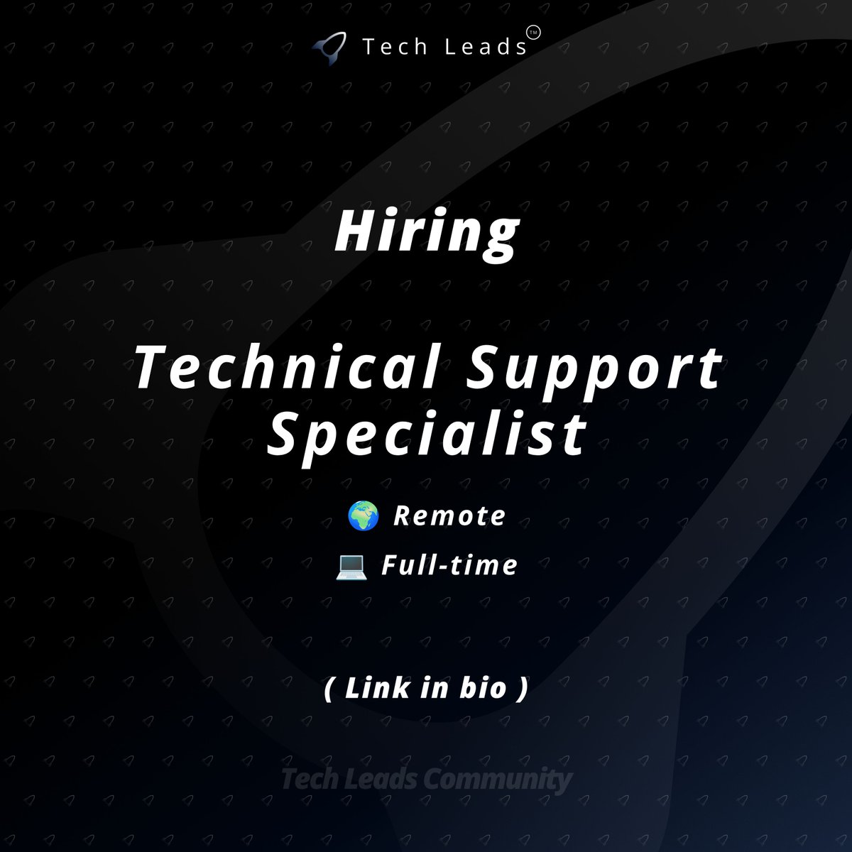 tleadscommunity's tweet photo. Hiring Technical Support Specialist (Remote)

A creative agency delivering design, branding, websites and game assets for purpose-driven organisations.

👤 Technical Support Specialist (Remote, Philippines)

Manage SaaS systems, CRM, messaging tools and VRI support. 3+ years IT support or systems administration, Salesforce, WhatsApp Business, Google Workspace and Slack experience required. Strong troubleshooting and documentation skills.

🚀 Apply: Link in bio

Lead Id: 17889