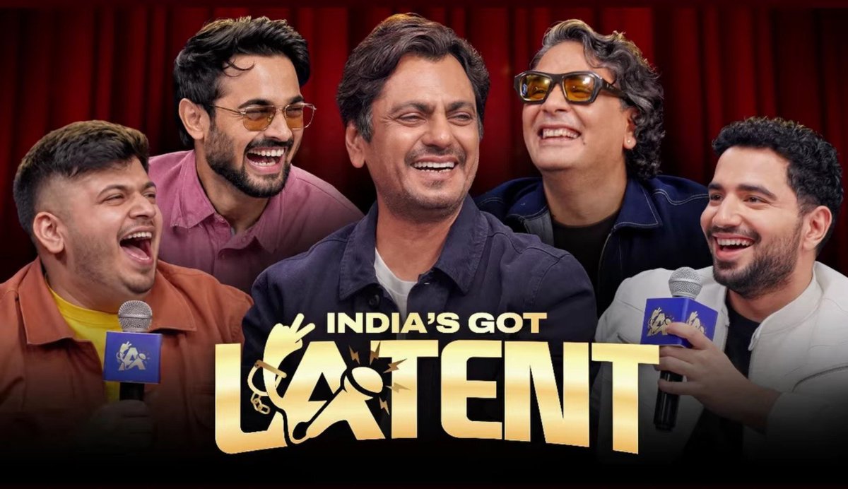 25_vivekkk's tweet photo. Joke prediction for India's Got Latent:

1. Kashmir joke.
2. Gareebi joke on Nawazuddin Siddiqui.
3. Khane wale joke on Kaustubh.
4. Nepotism joke on Mukesh.
5. Carry, Amit and Ashish jokes for BB. https://t.co/sflKnbFDcJ
