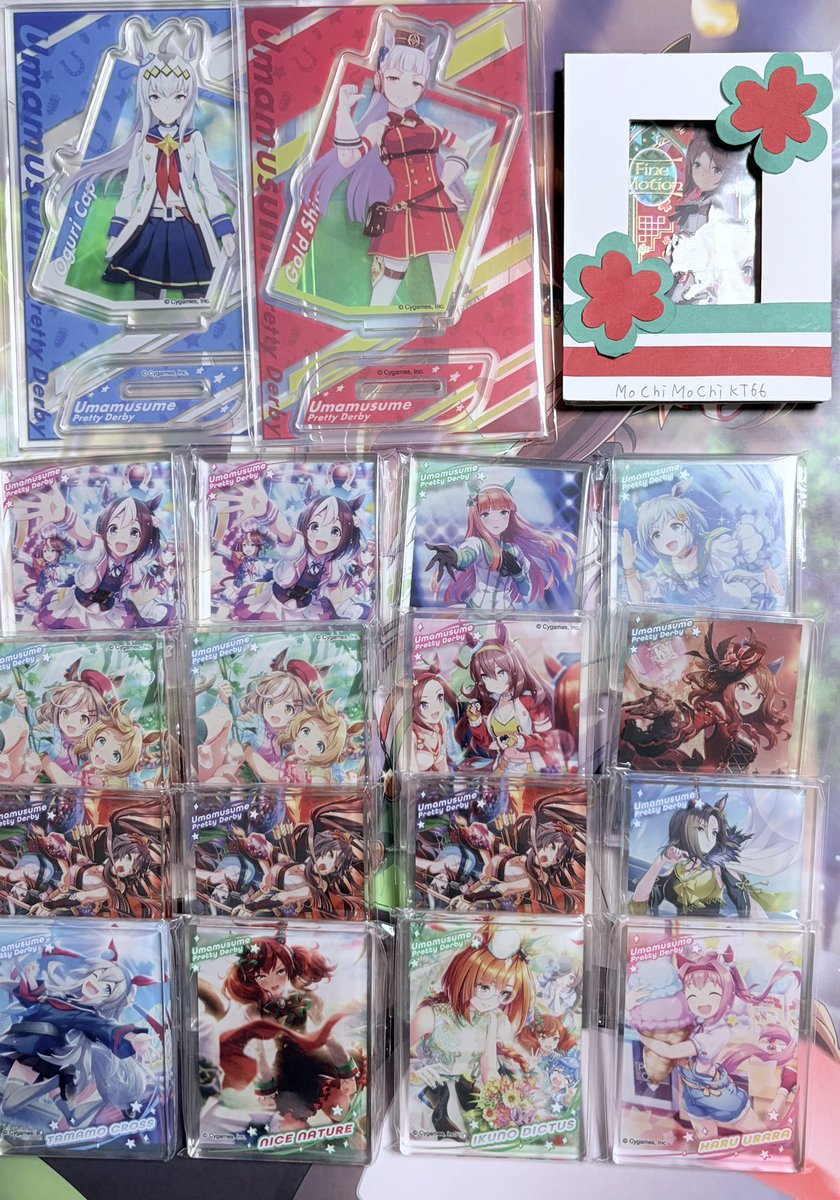 MoChiMoChiKT66's tweet photo. ウマ娘 ダイソー 交換 100均

【譲】画像の娘

【求】第3弾 ファインモーションor異種ファインモーション
※画像三枚目を参考にしてください

初回プロカ有。郵送希望。
買取に関してはFF様のみ要相談
複数まとめての方優先
条件合う方いらっしゃいましたらお気軽にお声掛けください🍀 https://t.co/xBhro4QYka