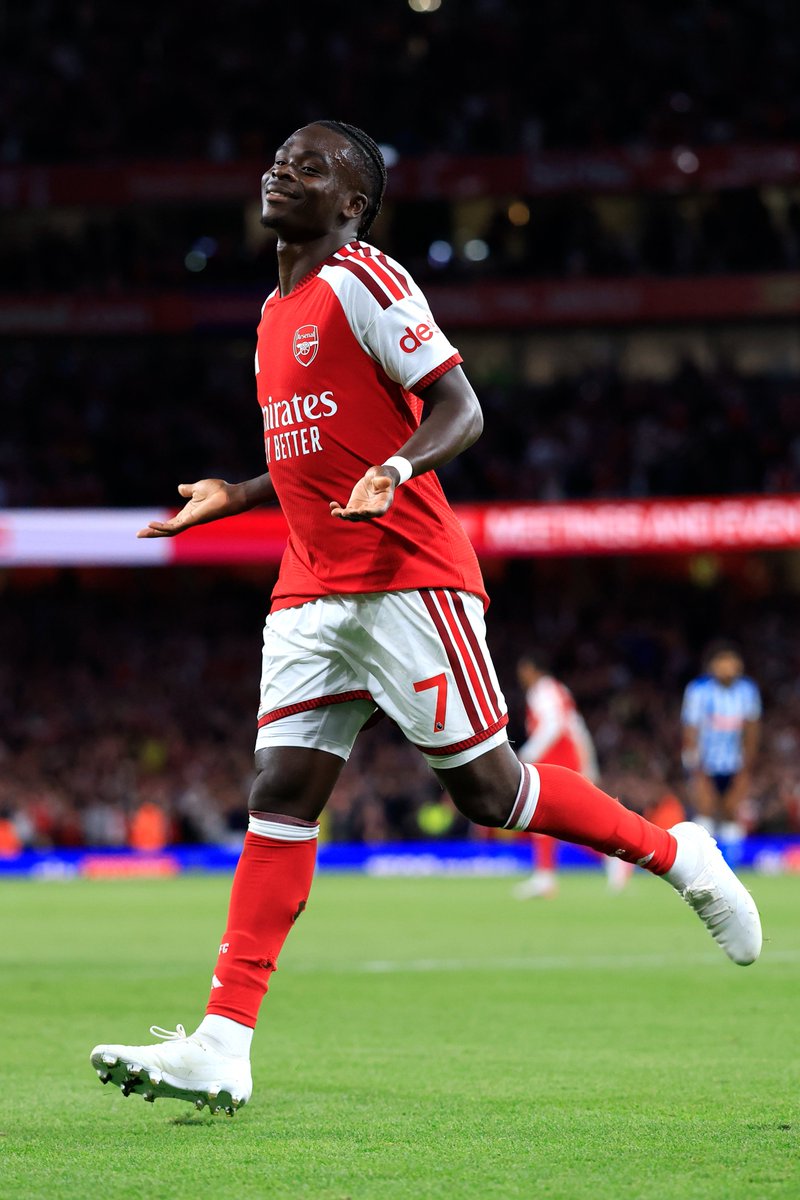 WhoScored's tweet photo. Bukayo Saka has created more xG than any other English player in Europe's top five leagues this season (3.06). 📈 https://t.co/aXRqETAoXq