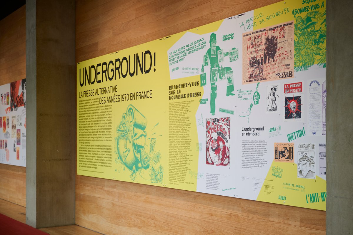 laBnF's tweet photo. La BnF donne la parole à plusieurs acteurs de la free press 🎤

Une rencontre est organisée le 9 octobre, à l’occasion de la clôture de l’exposition « Underground ! La presse alternative des années 1970 en France » : https://t.co/bZO3C6BDOh https://t.co/ZtD0GJFi5k