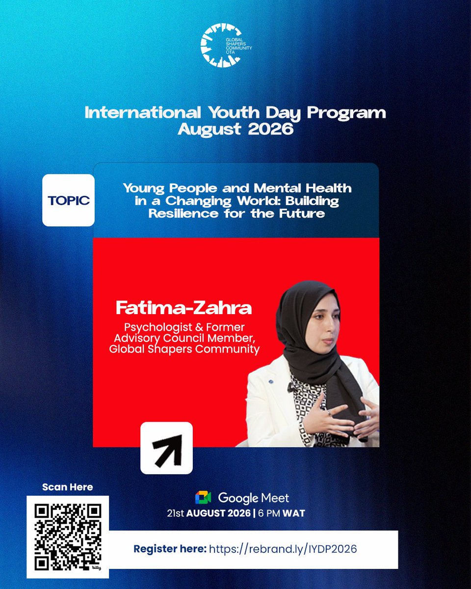 otashapers_'s tweet photo. Meet Fatima-Zahra, popularly known as FZ! ✨

With her session, FZ will explored how young people can navigate the pressures, uncertainties, and changes around us while building the resilience we need to thrive in the future. https://t.co/rnhlmQGnEW