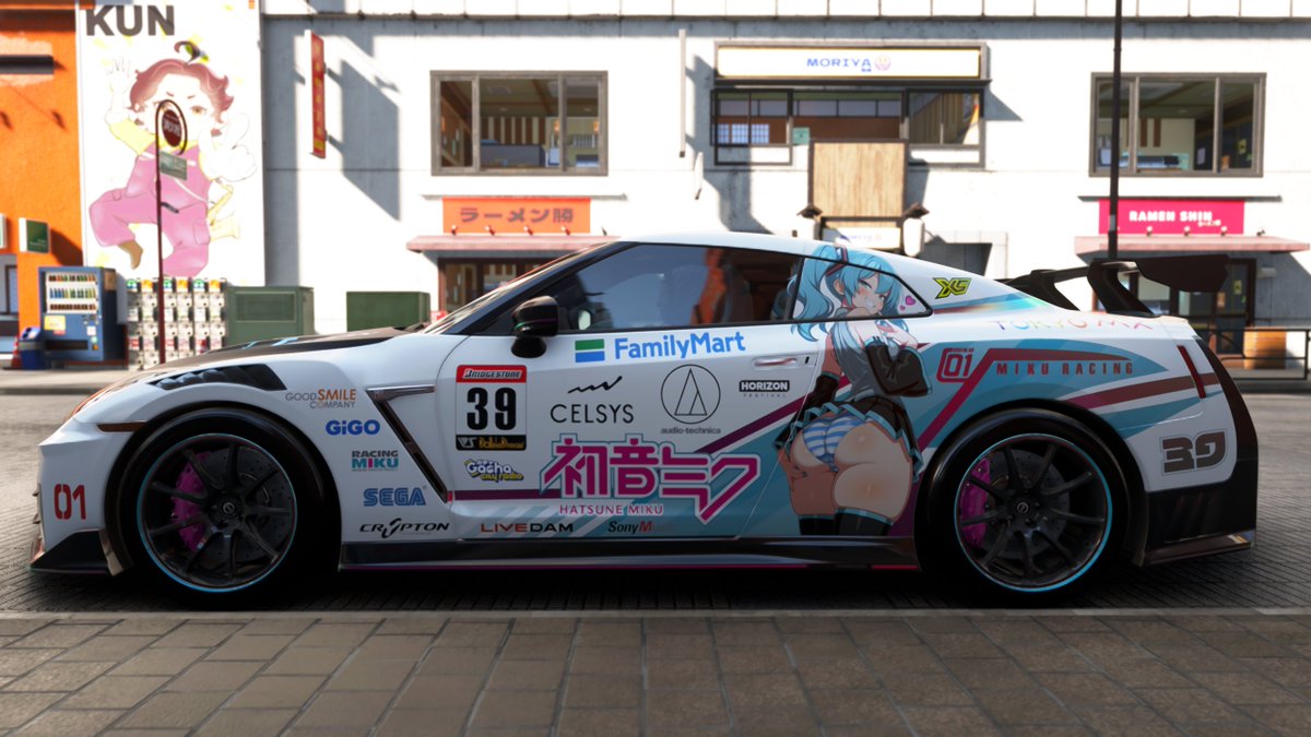 Edie_Nelson_'s tweet photo. ミクGT-R NISMO完成しました。FH6で初めて作ったバイナルを、ひと月以上経ってようやく仕上げることが出来ました。
※現在こちらでの公開共有の予定は暫くありません。詳しくは固定ポストをご覧ください。 https://t.co/X0cpbUic3g
